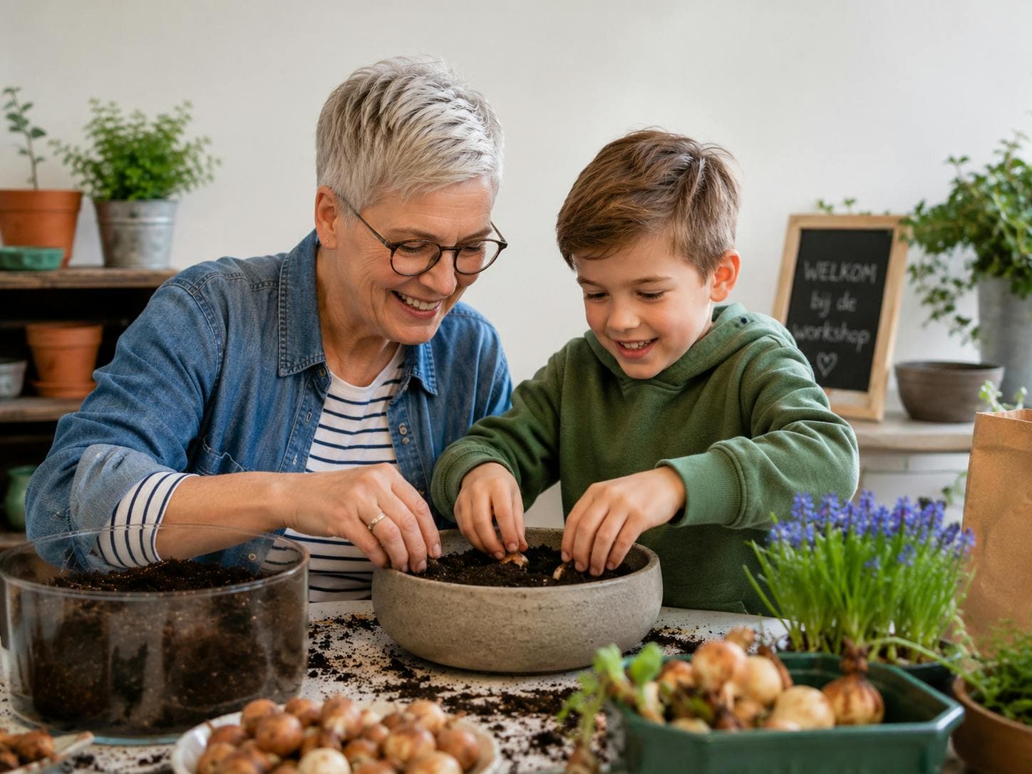 Bloembollenlasagne - Duo-workshop